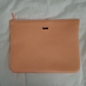 Triangl Peach Neoprene zip pouch